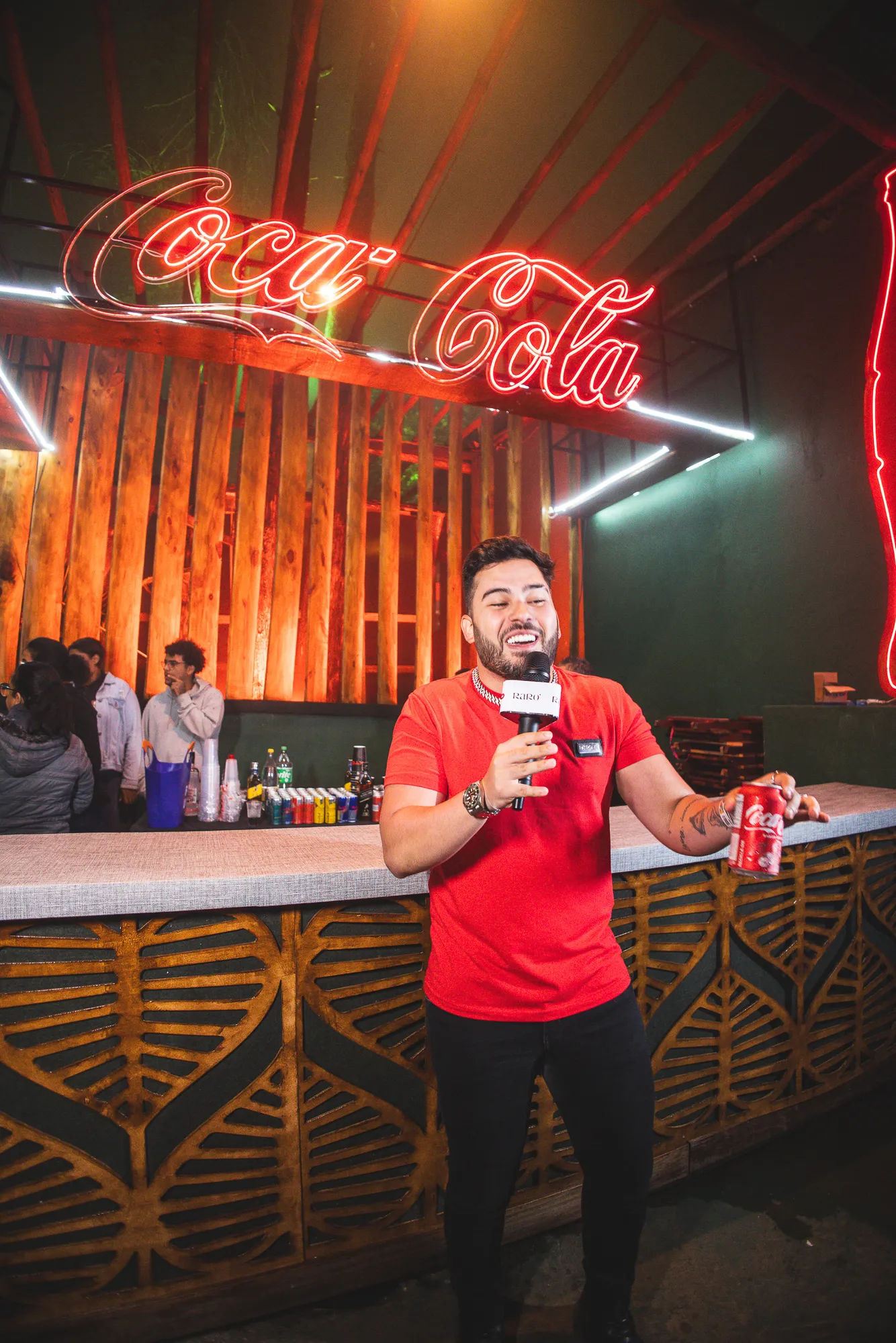 Bar montado no Raro de Natal 2023
