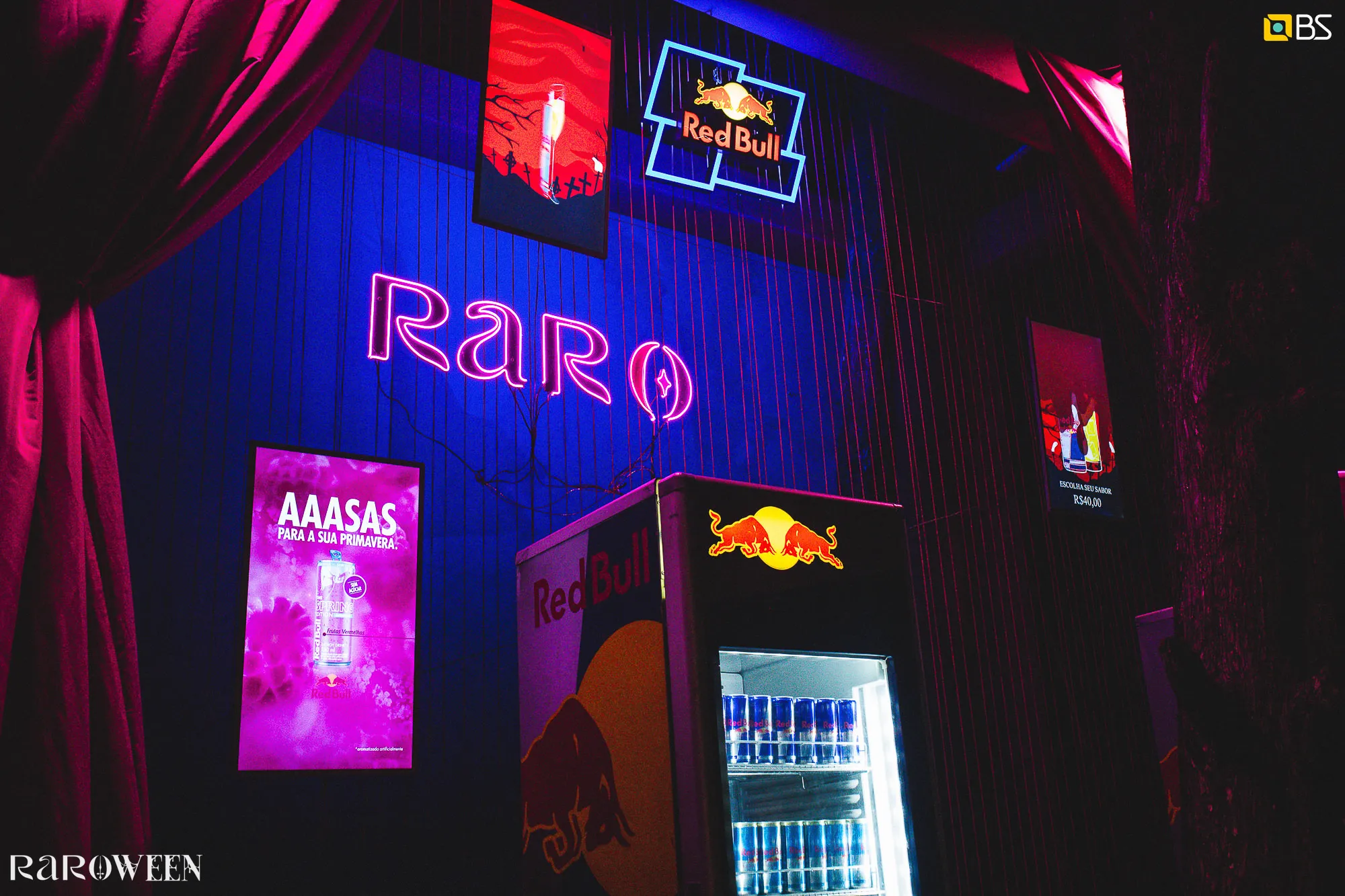 Ativação Fanta · Red Bull em RAROWEEN 2024