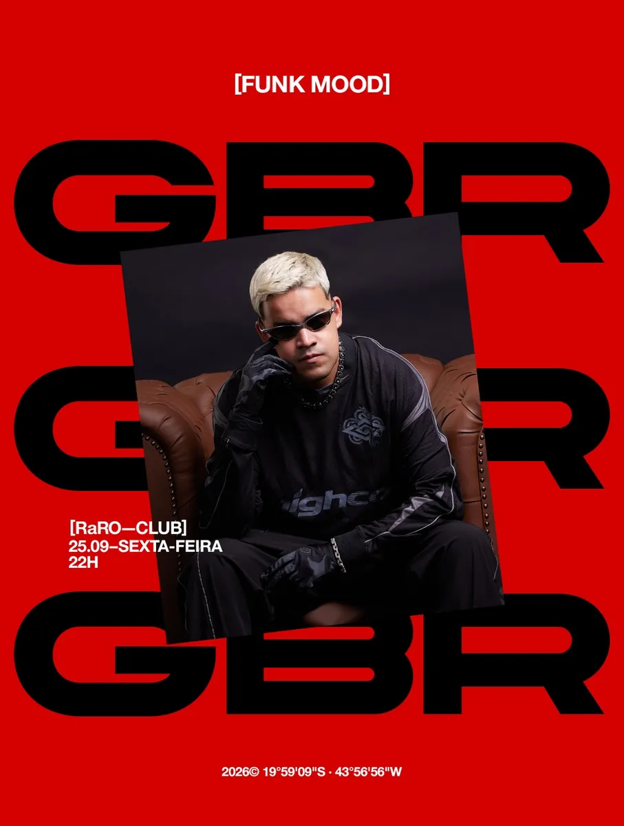 Cartaz do Funk Mood com GBR