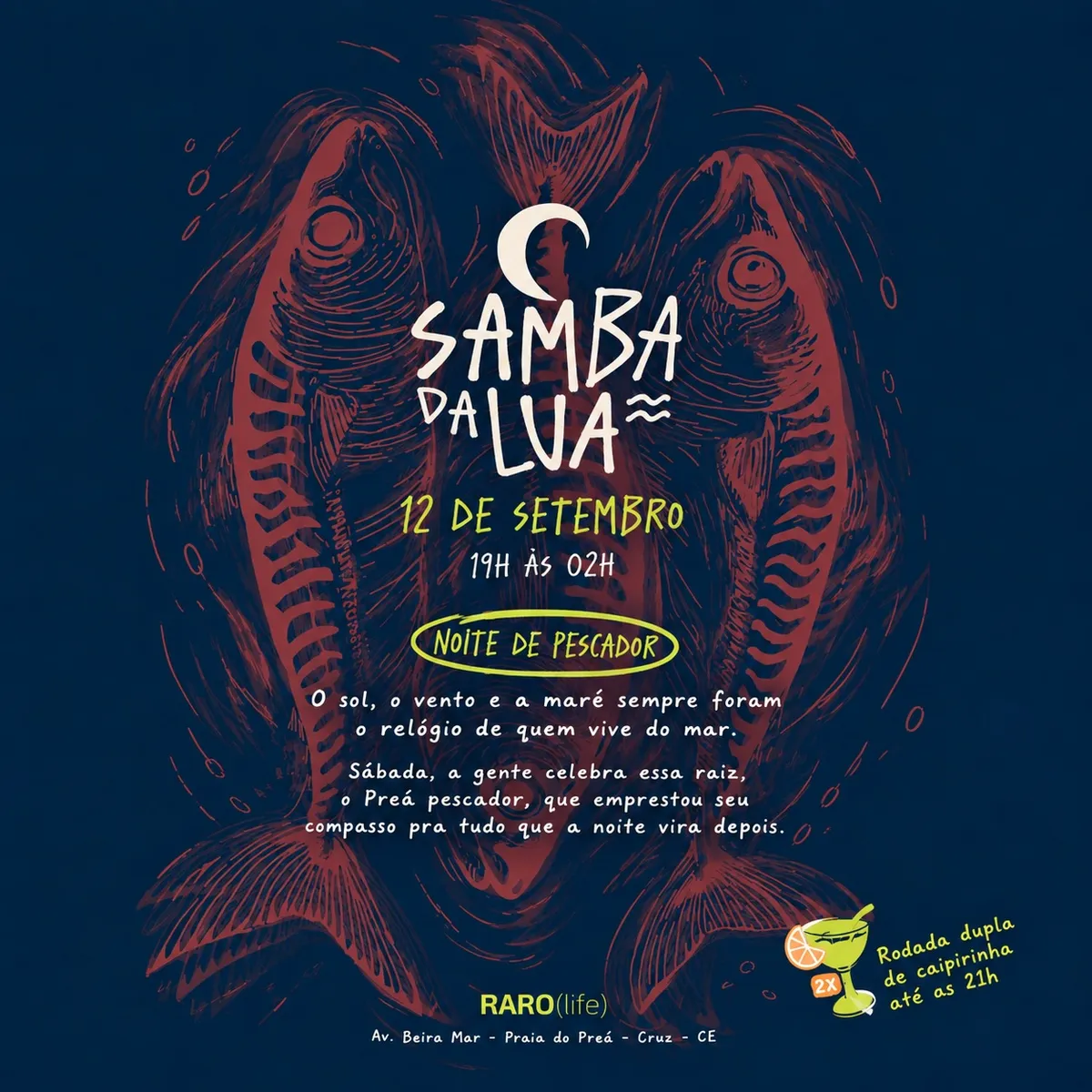 Cartaz da edição Noite de Pescador